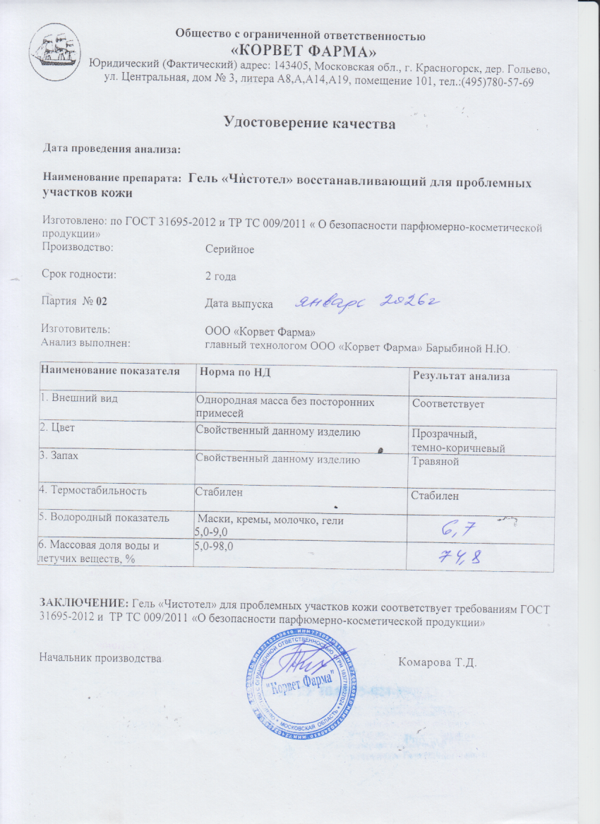 Паспорт №01202602